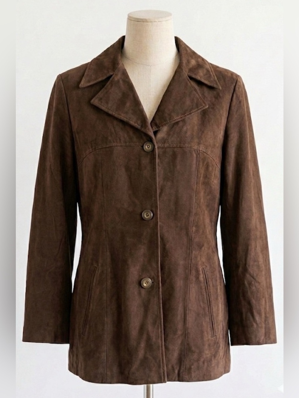 Golden Bear San Francisco NWT Brown Suede Leather Blazer Jacket Medium